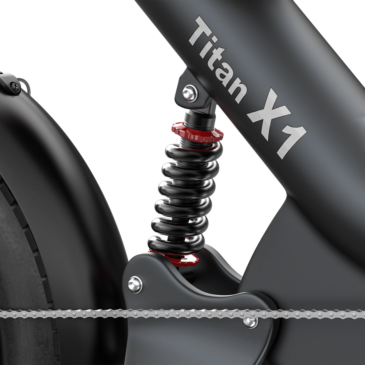 WALLKE Titan X1 AWD Bicicleta elétrica todo-o-terreno com pneus largos e dois motores | Potência máxima de até 4000 W