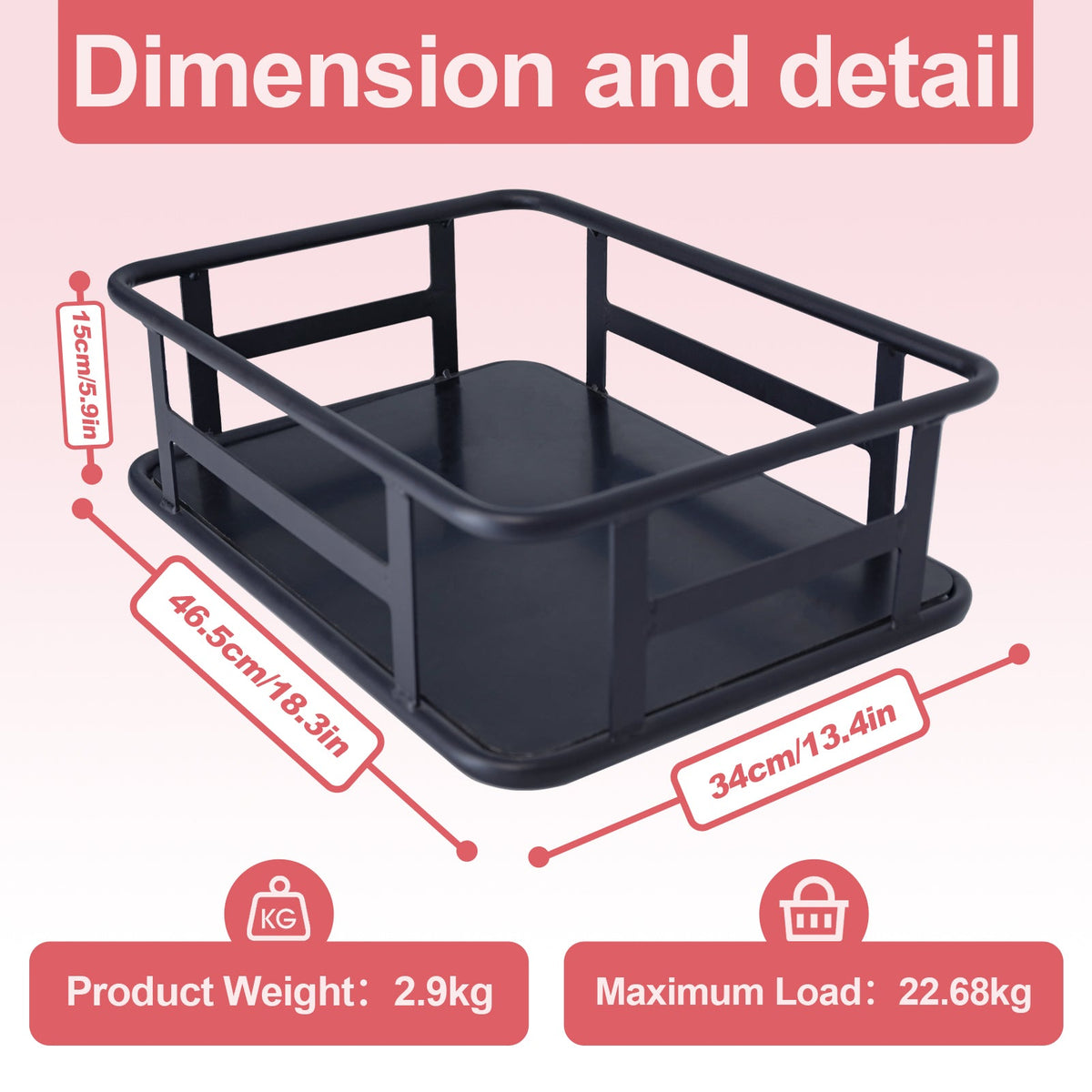 Wallke Rear Basket