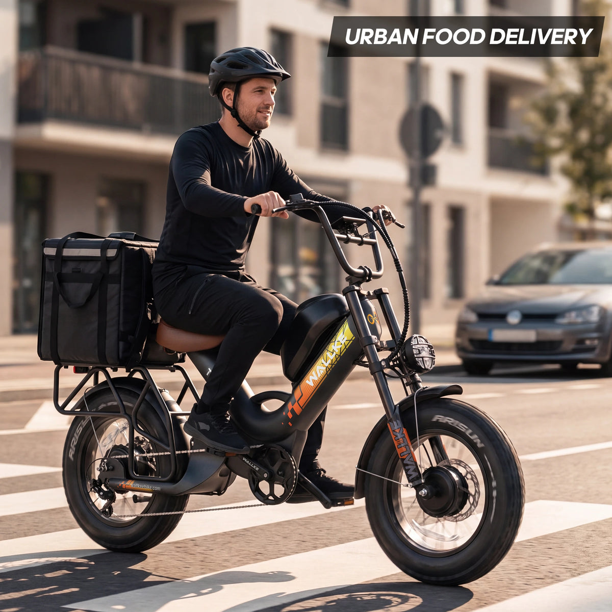 WALLKE Titan X1 AWD Bicicleta elétrica todo-o-terreno com pneus largos e dois motores | Potência máxima de até 4000 W