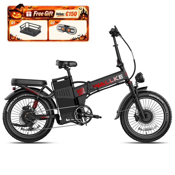 Wallke H9 AWD | Foldable All-Wheel Drive Off-Road E-Bike