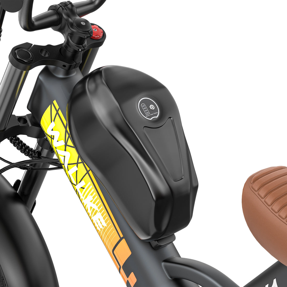 WALLKE Titan X1 AWD Bicicleta elétrica todo-o-terreno com pneus largos e dois motores | Potência máxima de até 4000 W