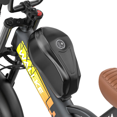 WALLKE Titan X1 AWD Bicicleta elétrica todo-o-terreno com pneus largos e dois motores | Potência máxima de até 4000 W